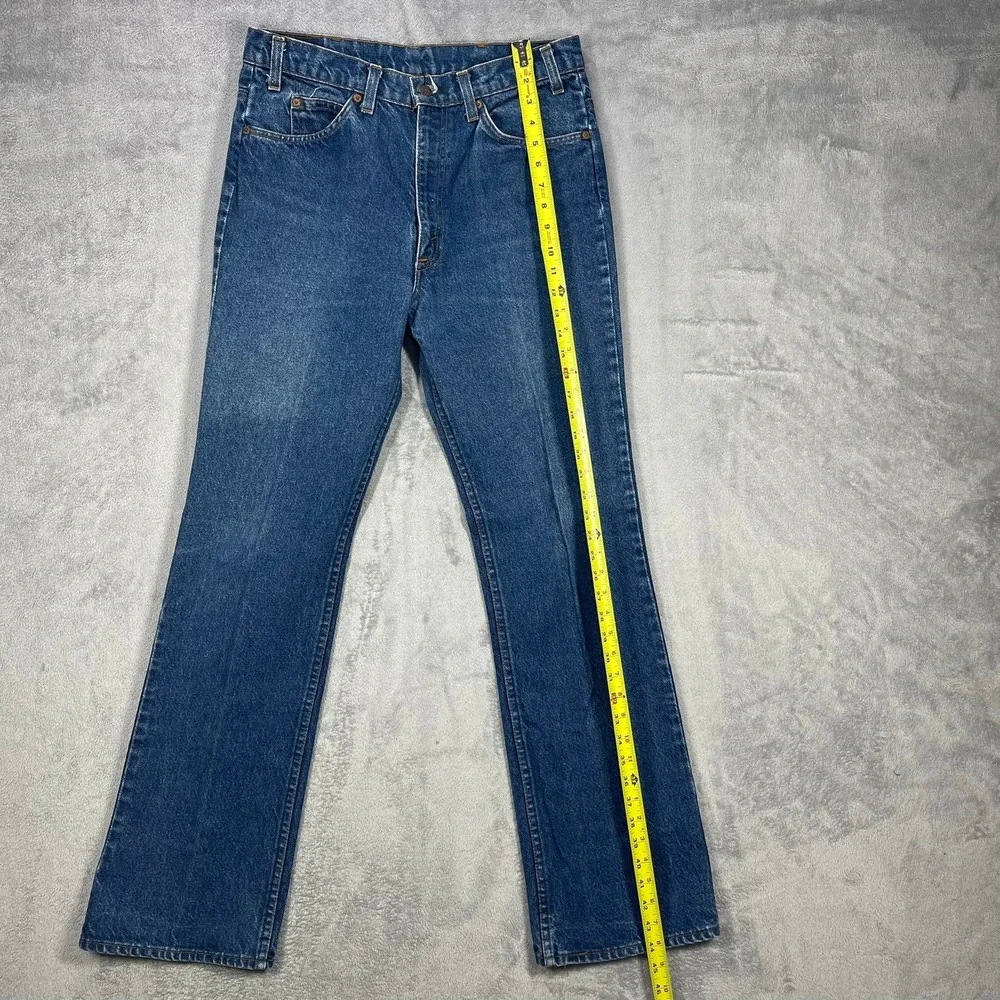 Vintage Levis 517 Bootcut Jeans Mens 31x33 Blue Vintage Made in USA Denim